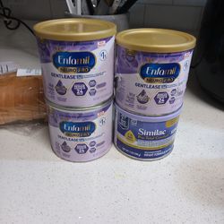 Enfamil formula 4 cans unopened