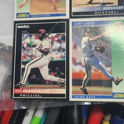 Baseball basketball collectible cards.