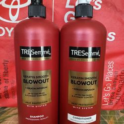 Tresemme Keratin Smooth Blowout Shampoo & Conditioner 