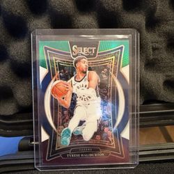 2023-24 Panini Select  Premier Level Tyrese Haliburton  Green White Purple Prizm