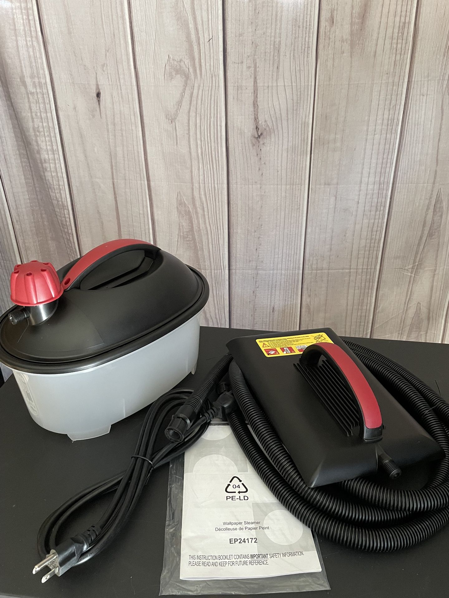 Wallpaper Steamer, Chemical Free Wall Paper Remover with 10 FT Cooling-Touch Hose and Large Steam Plate