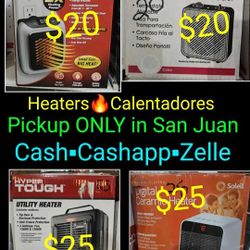 Electric Space Heaters Calentadores 