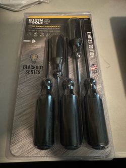 Klein Tools Blackout Series 5-Piece Screwdriver Set – Limited Edition