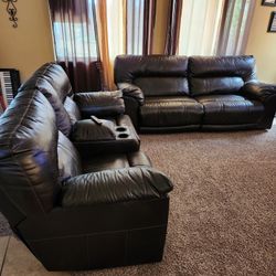 Leather Couch 