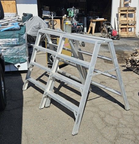 Two Sawhorse Ladder Platforms (2) Falcon Trigger 48" x 30