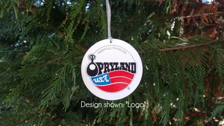 Opryland-themed Christmas ornaments. Five designs. Great for natives of Nashville / middle Tennessee!