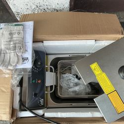 WeChef 12.7QT Deep Fryer with Basket Stainless Steel Fish Fryer