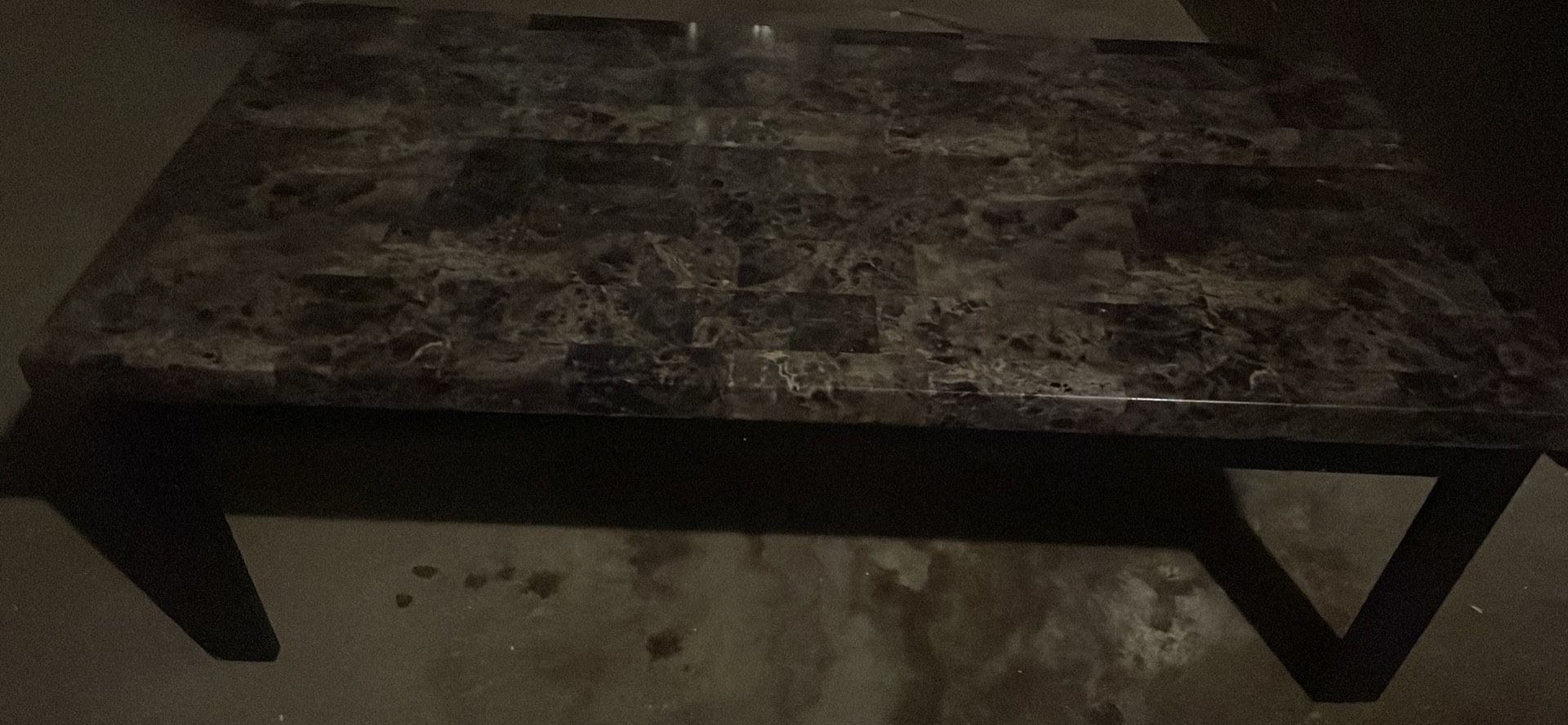 Coffee Table And Nightstand marble set