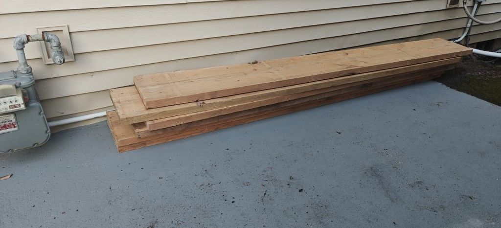2 x 12 x 8ft - 6 boards