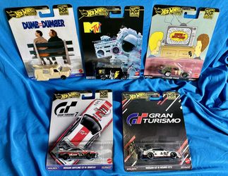 Hot Wheels 2024 Pop Culture Case C Set of 5 Cars - NEW 