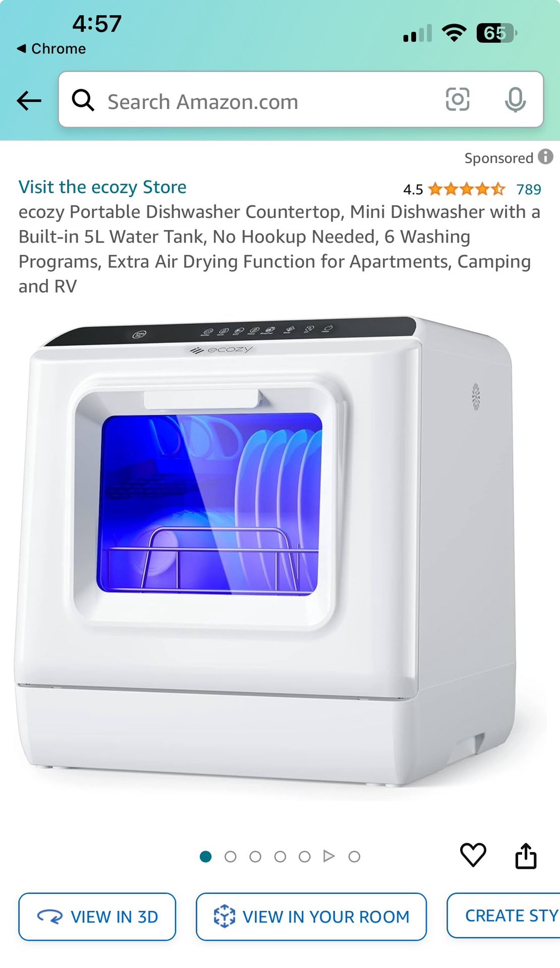 portable dishwasher