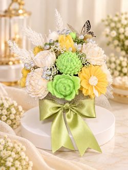 Bouquet de velas artesanales hechas a mano