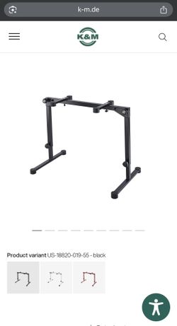 K&M 18820 Omega Pro Keyboard Stand - Black | BRAND NEW