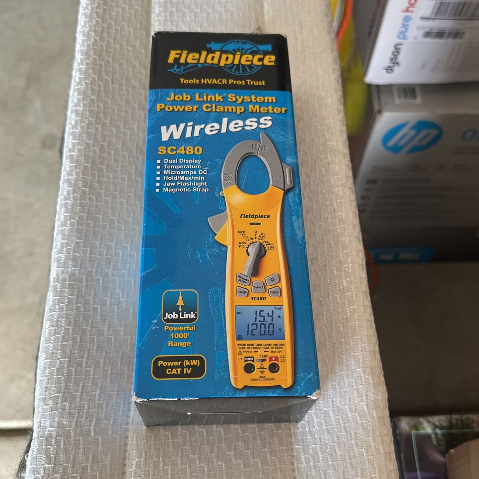 Fieldpiece SC480 TrueRMS Wireless AC Clamp Multimeter for Sale in