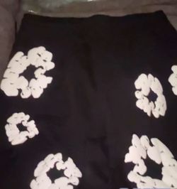 BLACK XL DENIM SHORT!
