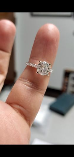 2.31 Carat D Color Round Diamond RING WOW!!