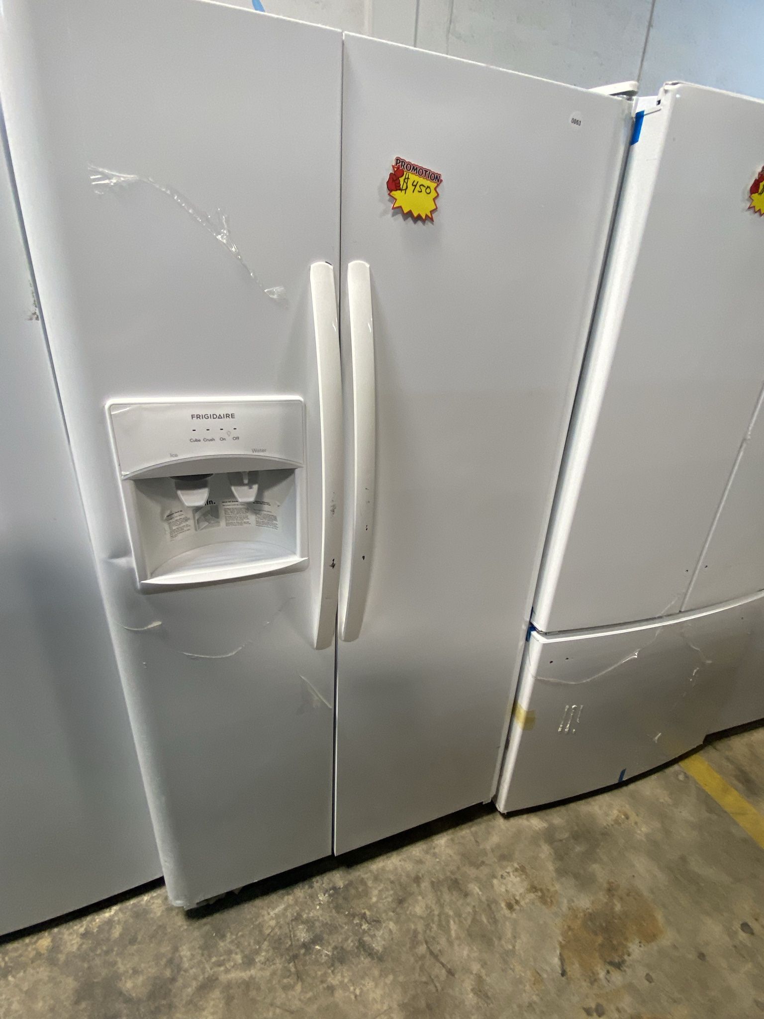 Frigidaire Refrigerator Side By Side