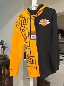 Mitchell and Ness  Los Angeles Lakers Fill zip Hoodie