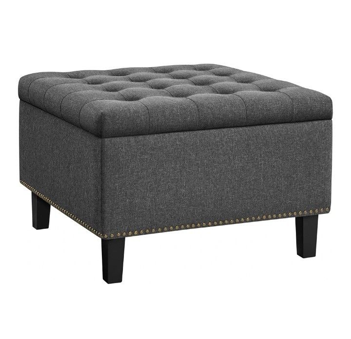 Yaheetech 28-inch Entryway Ottoman Bench with Storage
