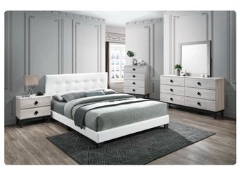 Queen Bed frame not including mattress