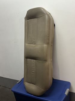 2000–2005 Ford Excursion rear 3rd-row back seat backrest cushion upholstered in tan factory leather