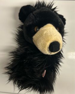 Black bear Golf club head cover
