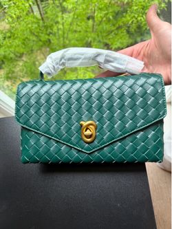 Green handbag