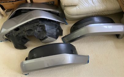 Silver (PSC) Painted Fenders - Jeep Wrangler JK