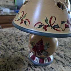 Small Lenox Christmas Candle Holder 