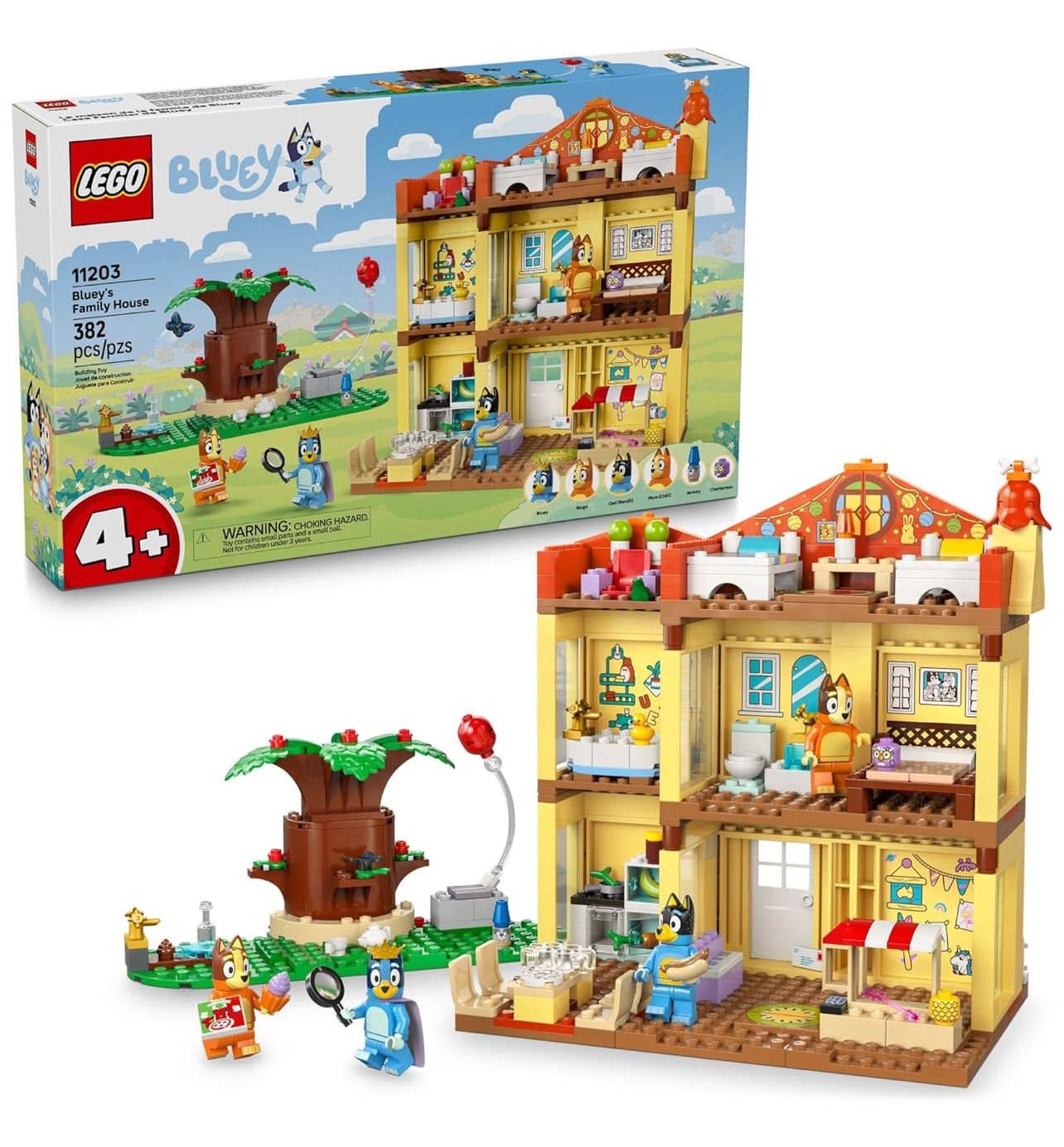 LEGO Bluey: Bluey’s Family House - Toddler Toy for 4 Year Old Boys and
