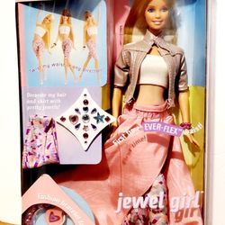 Jewel Girl Barbie Doll W/ever flex Waist,  2000  /  88066