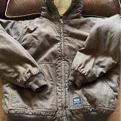 Youth Sherpa Lined Canvas Jacket