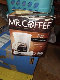 Mr. Coffee- 5 Cup (White) 