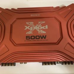 Sony Xplod XM-504Z Car Amplifier – 500W 4/3 Channel