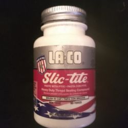 LA-CO  SLIC-TITE Paste With PTFE . Heavy Duty Thread Sealing Compound 