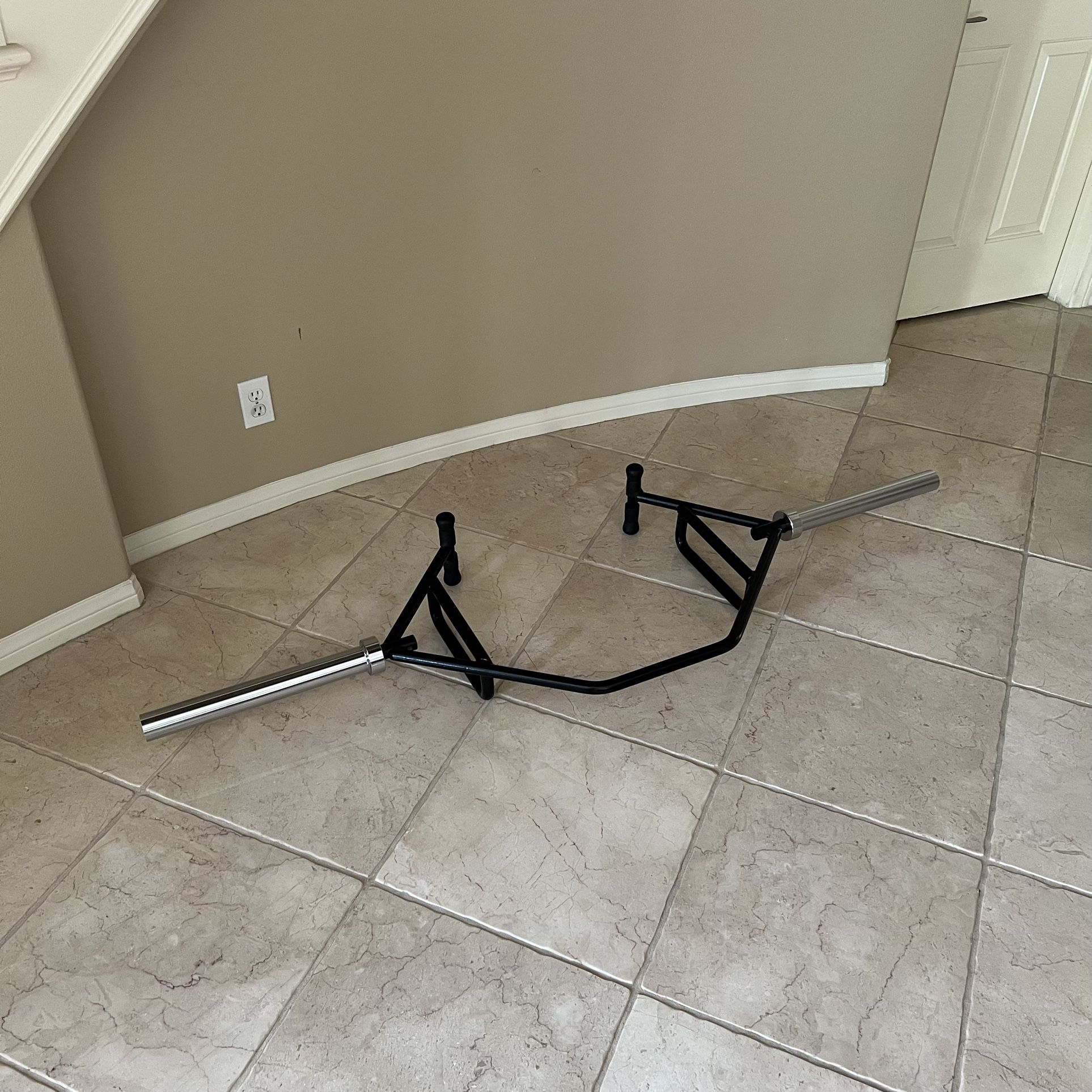( BRAND NEW IN BOX ) Open Trap Hex Deadlift Olympic Bar - 1000lb Capacity Barbell - Click On My Profile For More Gym Equipment