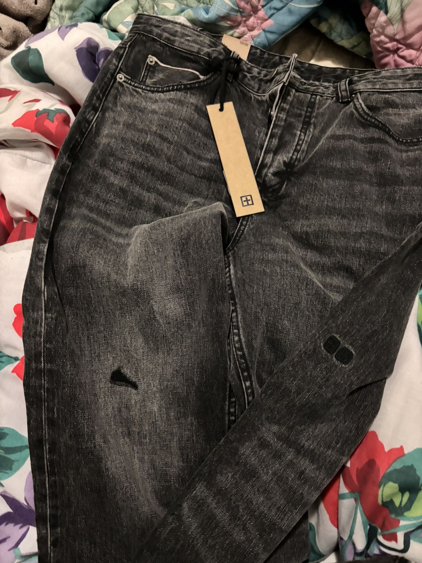 Ksubi jeans size 36 black/gray looking for trades too