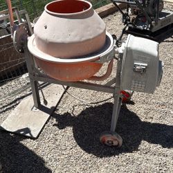 Cement Mixer, 3 Cu. Ft Electric Concrete Mixer Machine