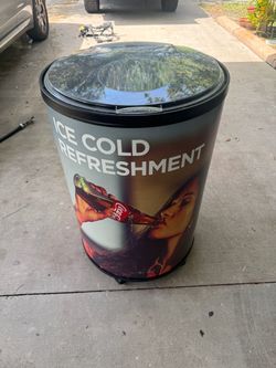 Coca-Cola Barrel Cooler Fridge
