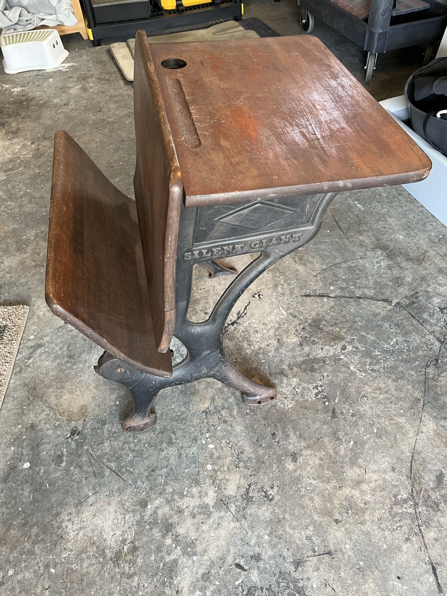 Vintage Antique School Desk