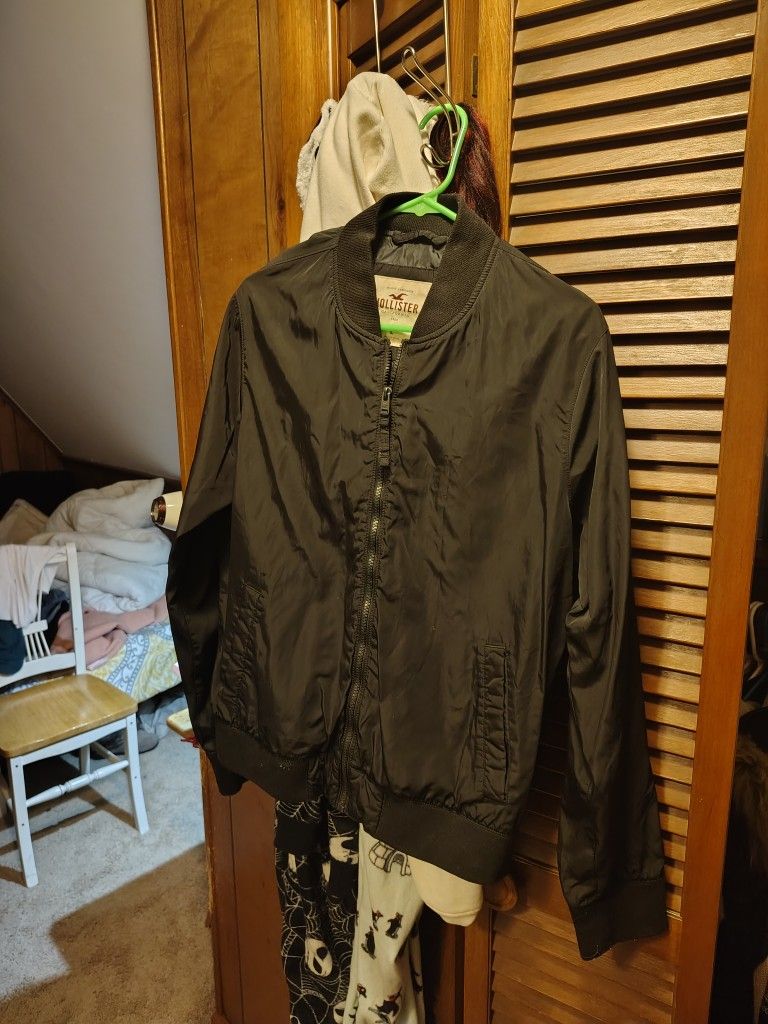 Unisex Hollister Black Jacket Large
