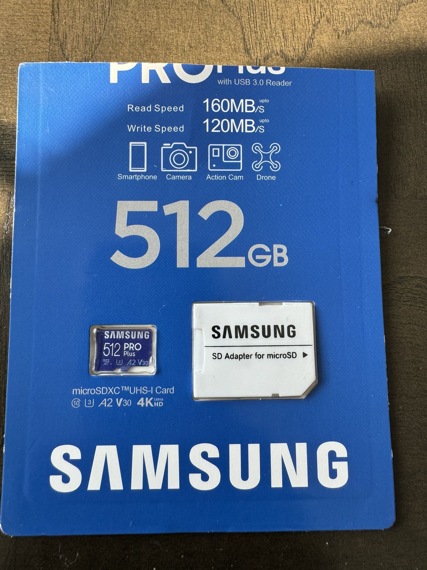 Samsung Pro Plus 512 Gb MicroSD Card