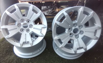 Gm 17" alloy 6 lug rims