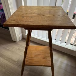 Solid Wood End Table