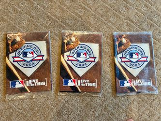 2004 MLB "Live For This" Opening Day Promotional Media Packs (3-Pack Lot)