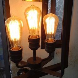 Vintage 80s Lamp Metal 