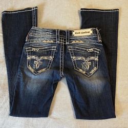 rock revival bootcut flair jeans 
