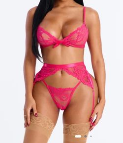 New Fashion Nova Pink lingerie size S/M