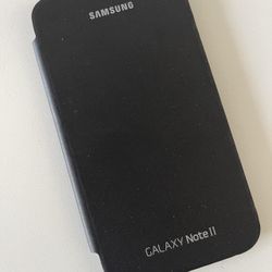 Samsung, Charcoal Galaxy Note II Light Weight Folio Phone Case Cover