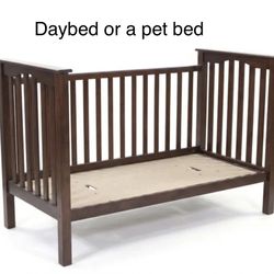 Solid Wood Day Bed/ Pet Bed With Drawers